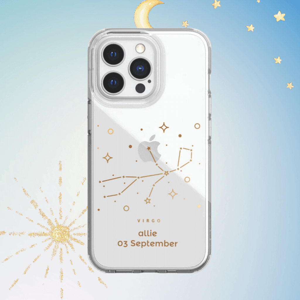 Constellation Zodiac Star Sign Custom Personalised Mobile Phone Case - Minca Cases