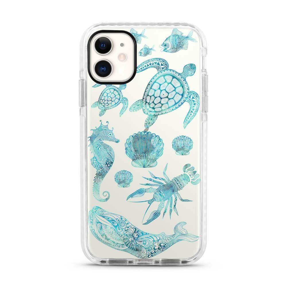 Sealife - Protective White Bumper Mobile Phone Case - Minca Cases