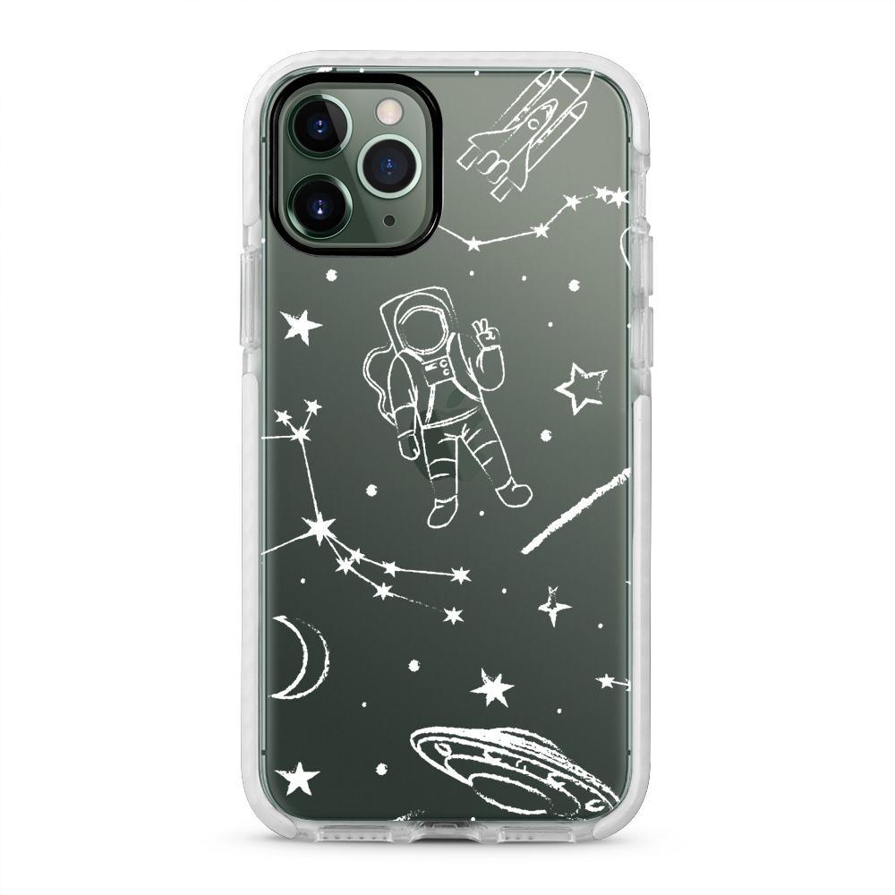 Spaceman - Protective White Bumper Mobile Phone Case - Minca Cases
