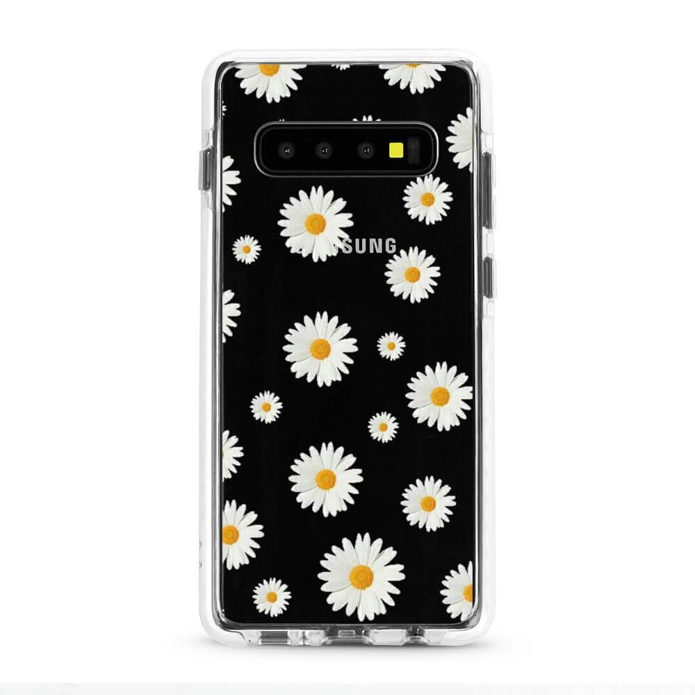 White Daisy - Protective White Bumper Mobile Phone Case - Minca Cases