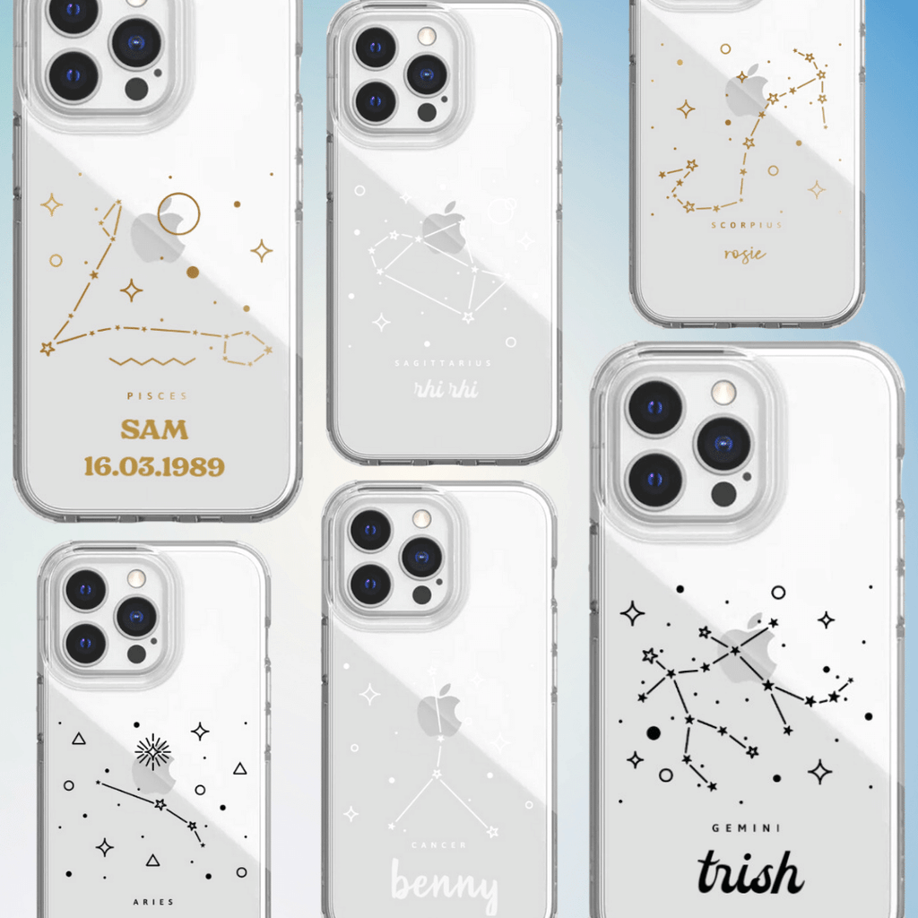 Constellation Zodiac Star Sign Custom Personalised Mobile Phone Case - Minca Cases