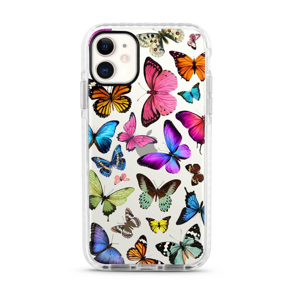 Enchanting Butterfly - Protective White Bumper Mobile Phone Case - Minca Cases