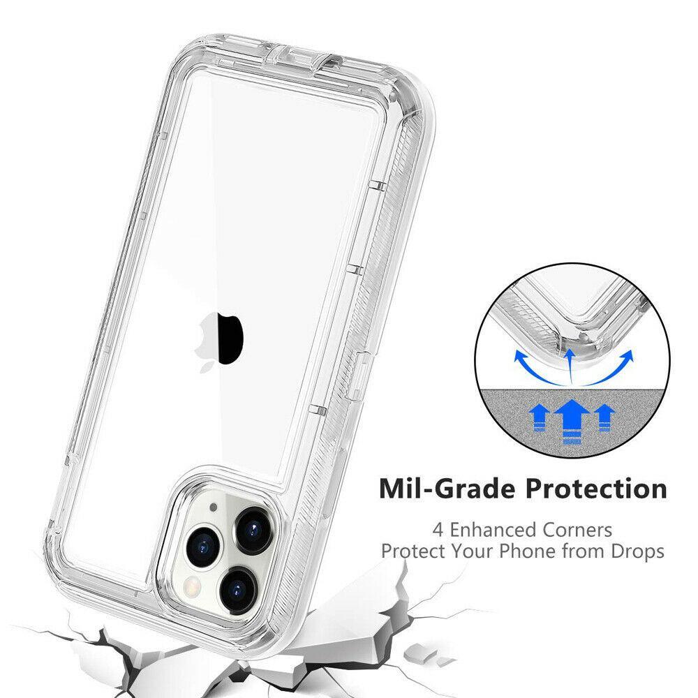 Transparent Heavy Duty Shockproof - Mobile Phone Case - Minca Cases