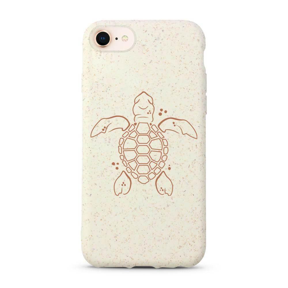 Turtle - White Printed Eco-Friendly Compostable Mobile Phone Case - Minca Cases