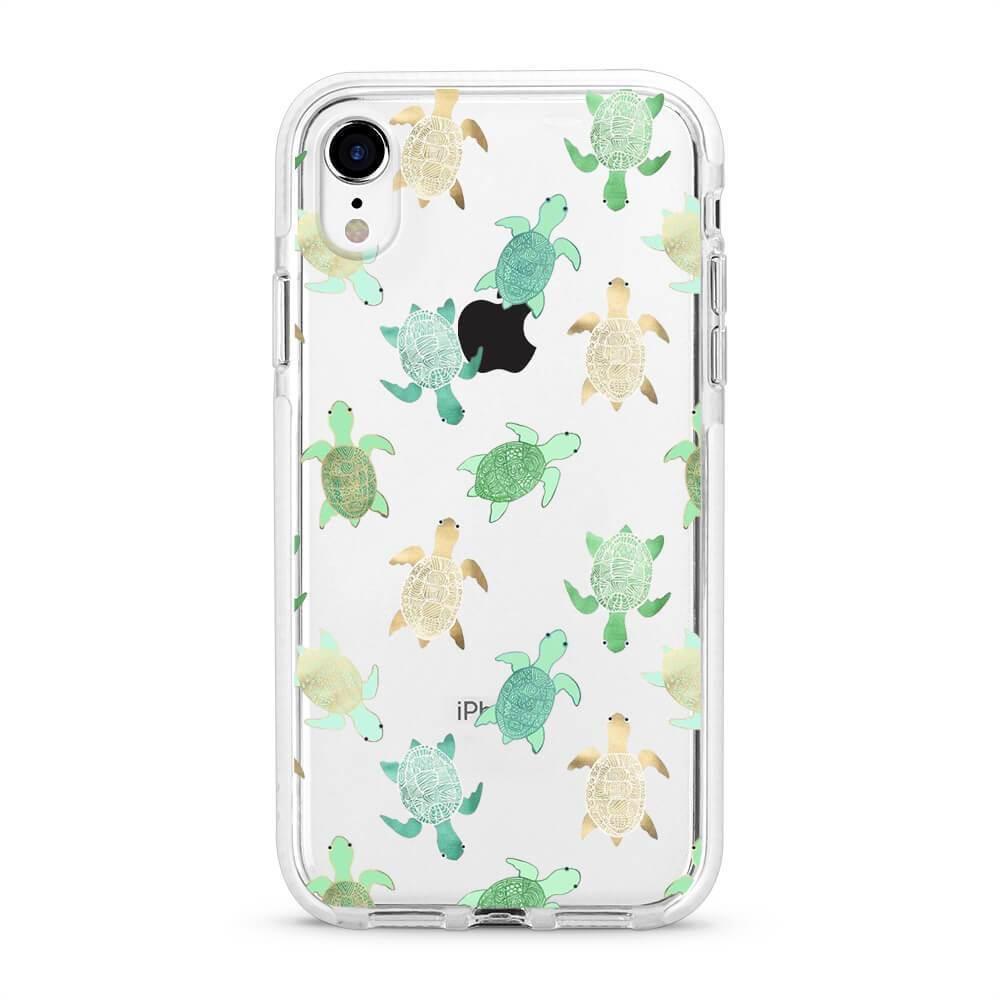 Turtles - Protective White Bumper Mobile Phone Case - Minca Cases
