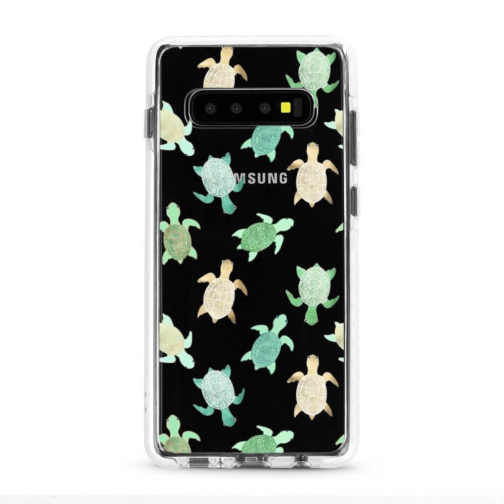 Turtles - Protective White Bumper Mobile Phone Case - Minca Cases