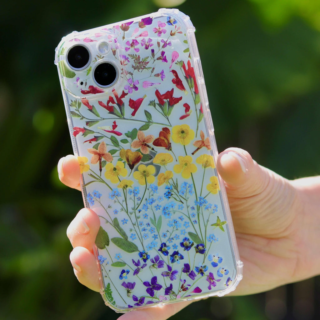 Wildflowers - Protective Anti-Knock Mobile Phone Case - Minca Cases